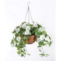 Att Southern ATT Southern 259808 10 in. Weave Hang Basket; Light Terra Cotta 259808